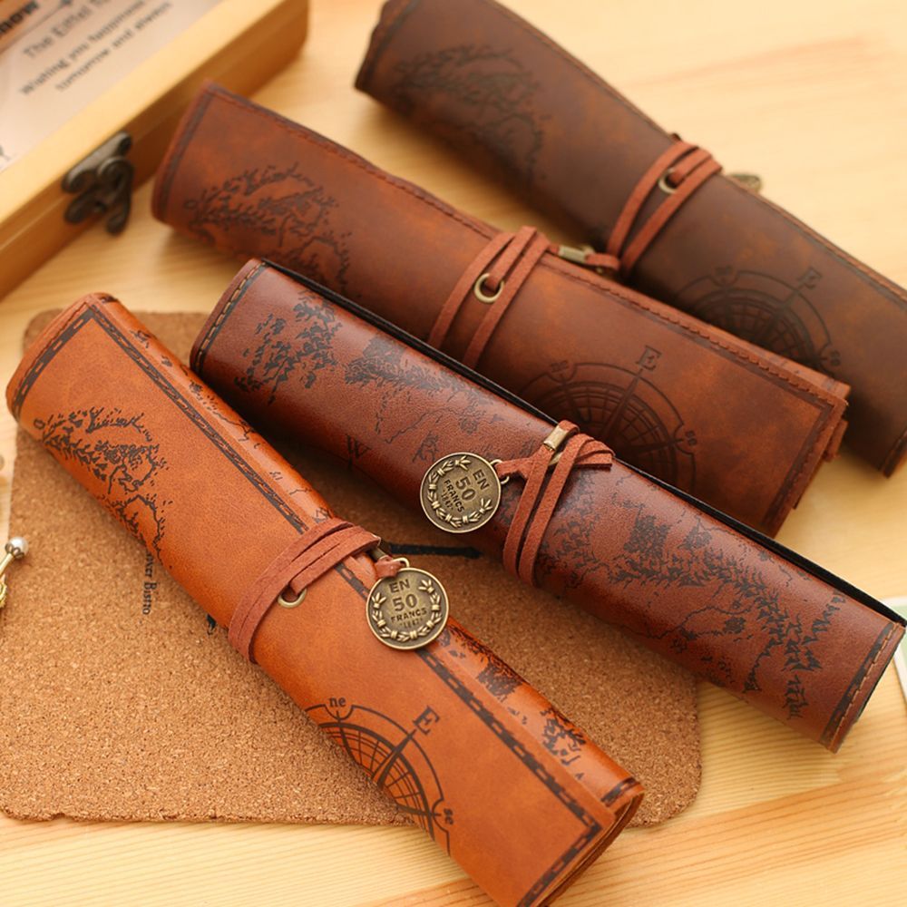 Pen Pouch Roll - Étui à crayons et stylos vintage