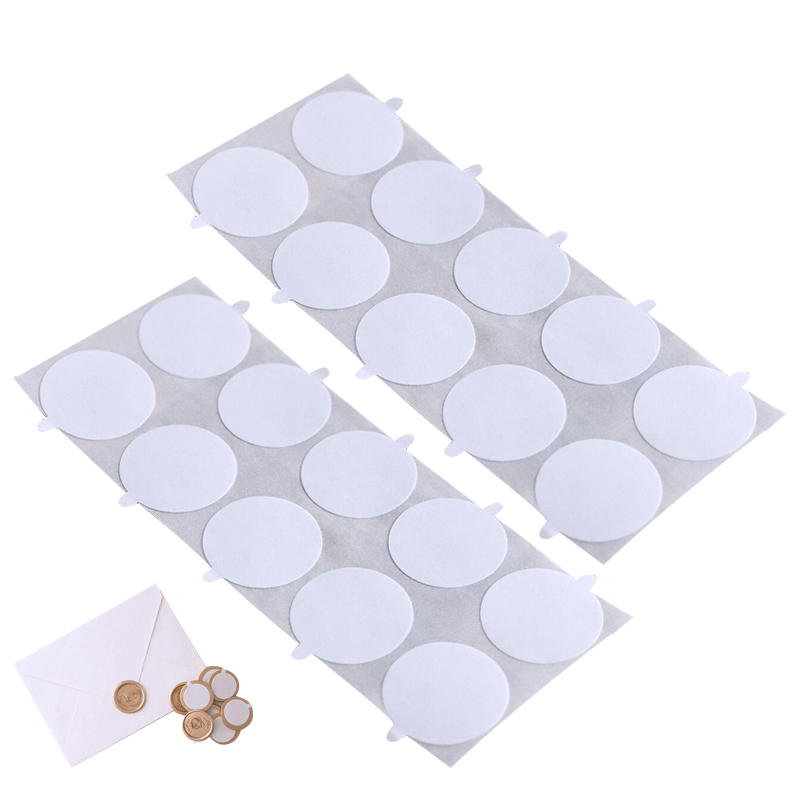Wax Seal Stamp Kit - Autocollants de timbres d'avertissement auto-adhésifs, cercle