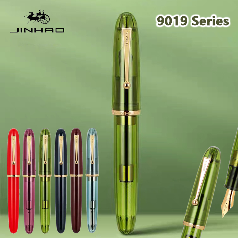 Office Stationery Supply Business - Jinhao-Stylo à plume en résine transparente
