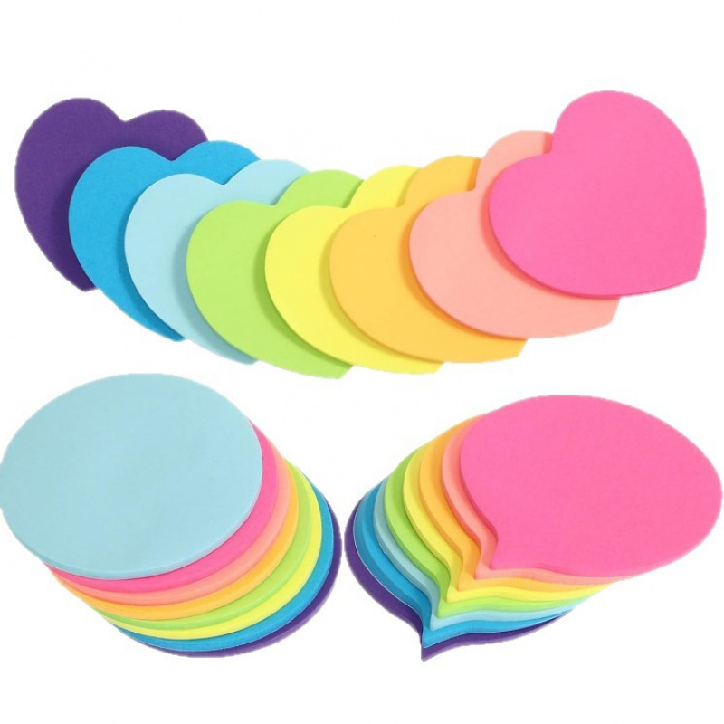 Total Stationery & Office Supply - Bloc-notes en forme de cœur, 3