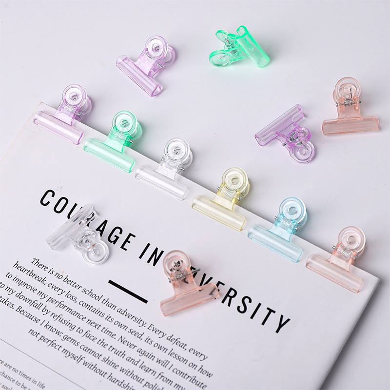 Is Stationery Office Supply - Clips de reliure en plastique couleur