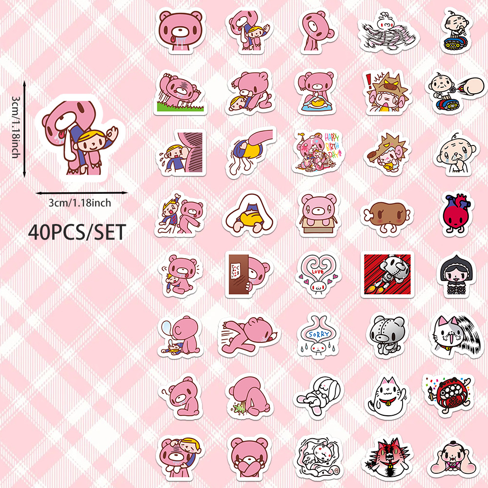 40 pièces dessin animé ours so - Memo Pad Sticky avis et prix