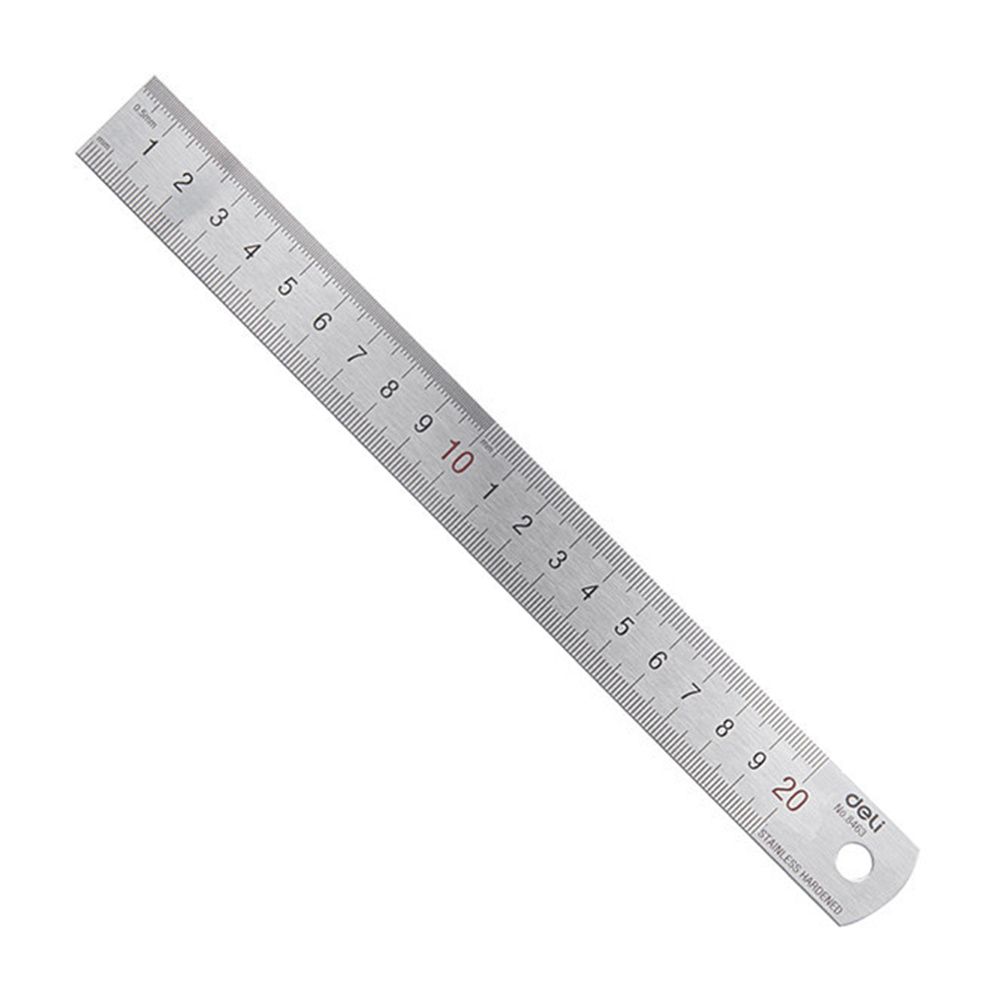 Deli – règle droite en métal e - Stationery Office Supply Store avis et prix