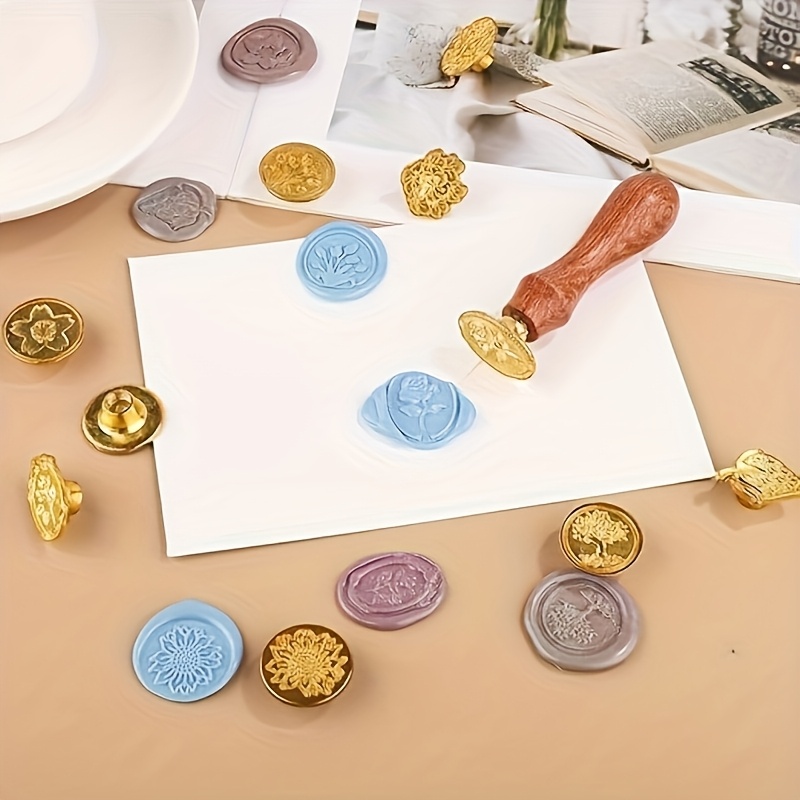 Ensemble de 21 tampons à cire  - Wax Seal Stamp Kit avis et prix