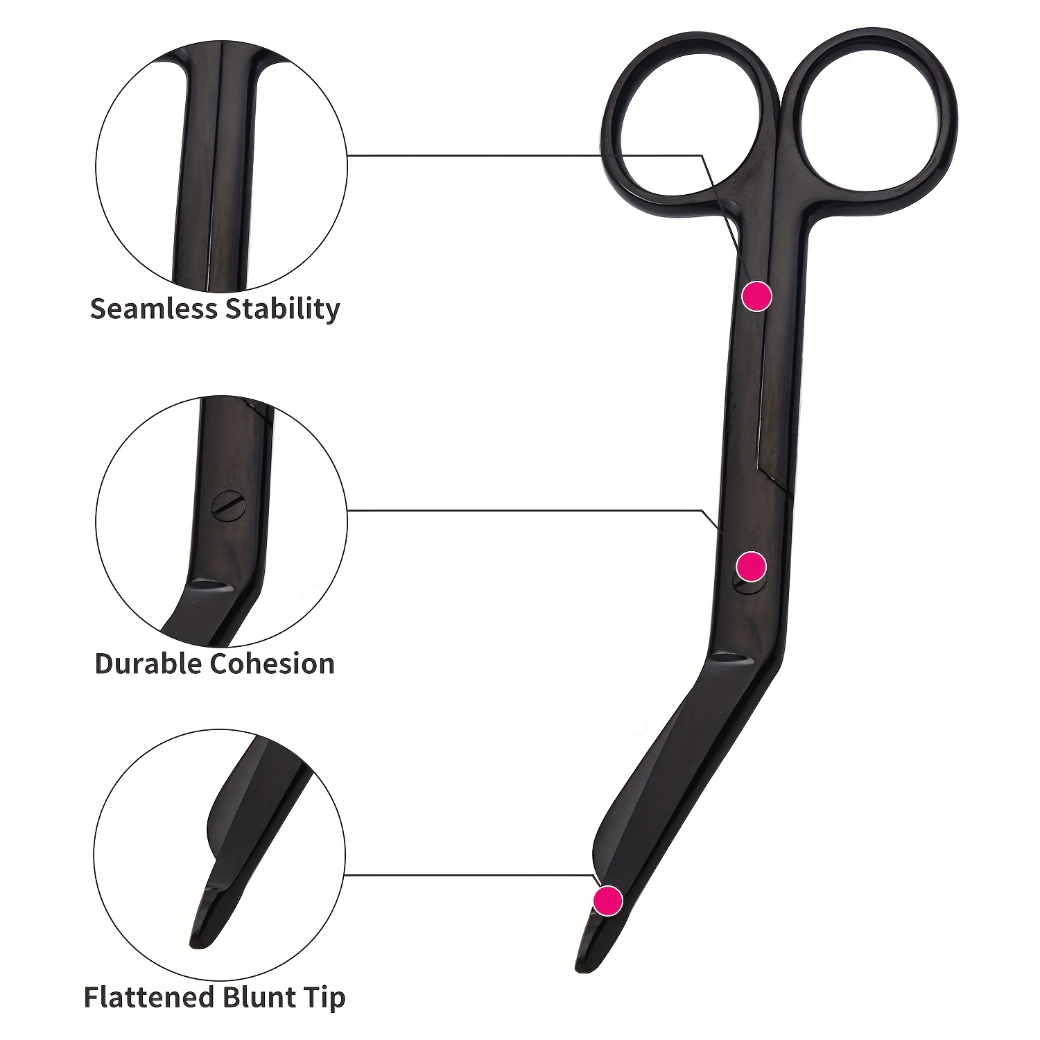 Ciseaux multicolores pour enle - Scissors Stainless Craft avis et prix