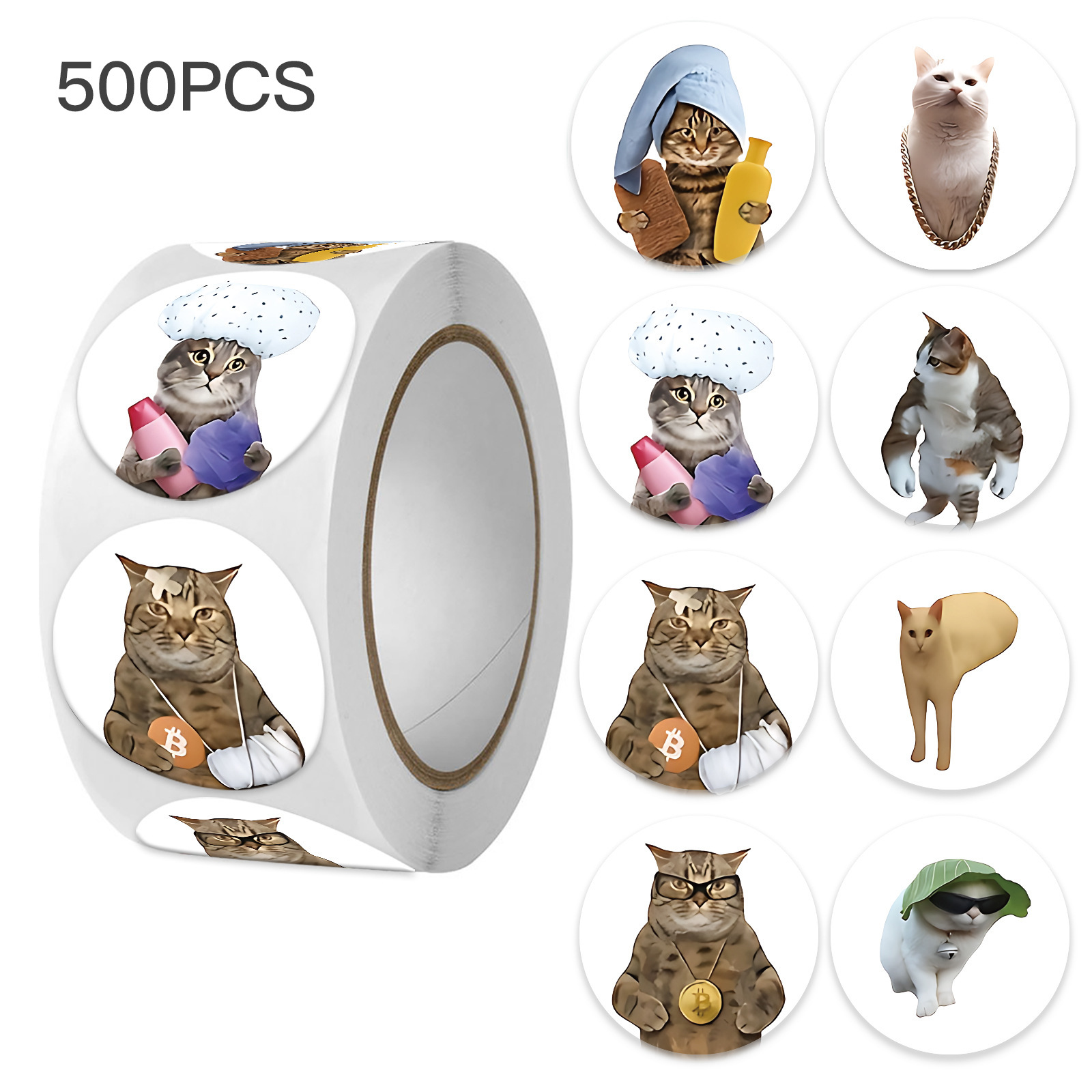 100-500 pièces drôle chat Graf - Memo Pad Sticky avis et prix