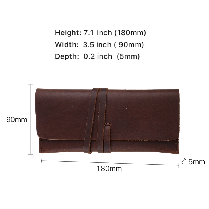 Sac à stylo en cuir de vache f - Pen Pouch Roll avis et prix