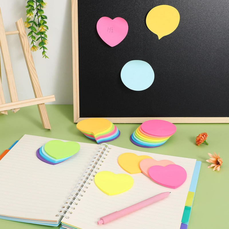 Bloc-notes en forme de cœur, 3 - Total Stationery & Office Supply avis et prix