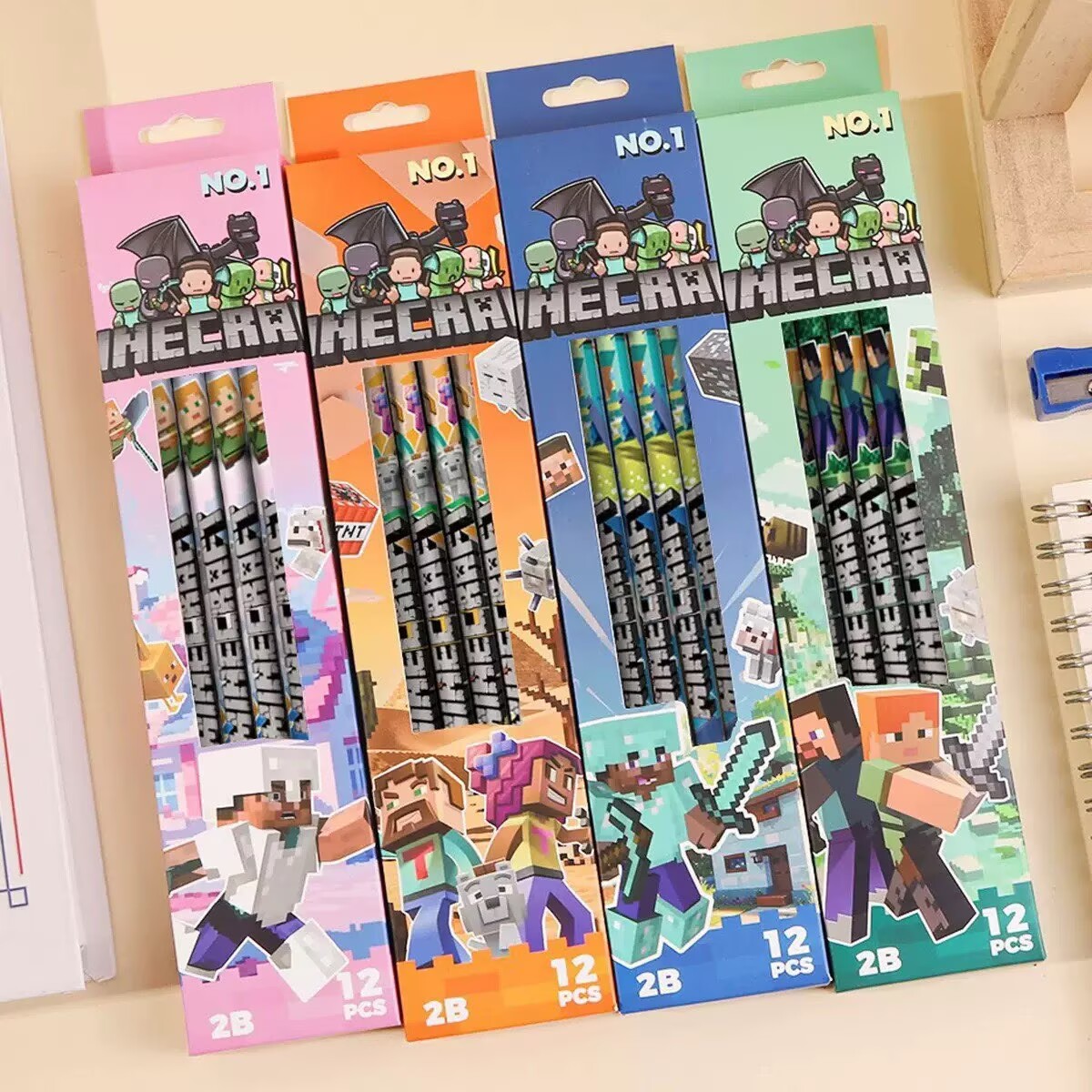Lot de 4 à 12 crayons sans boî - Stationery Warehouse avis et prix